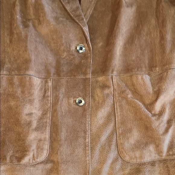 Retro‎ Women’s 90’s Brown Suede Blazer 14 - Picture 10 of 16